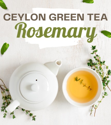 Green tea with rosemary