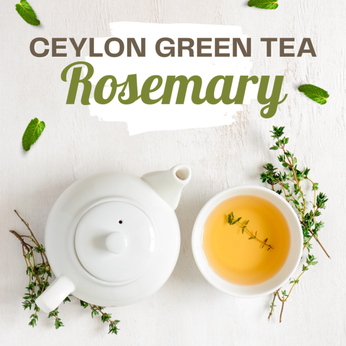 Green tea with rosemary